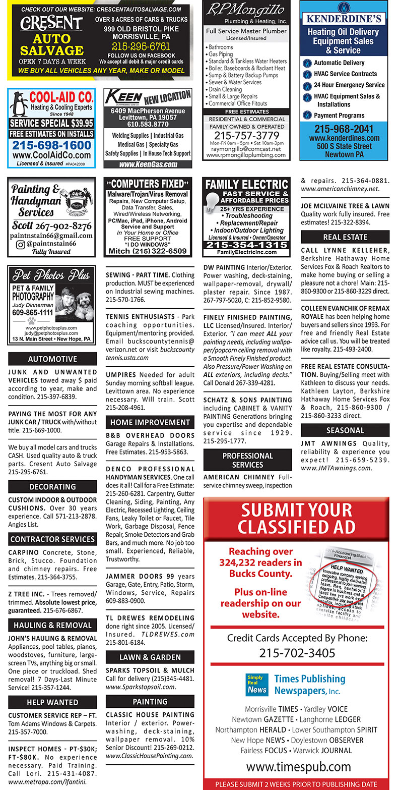 Classified For Web 2 O Times Publishing Newspapers Inc